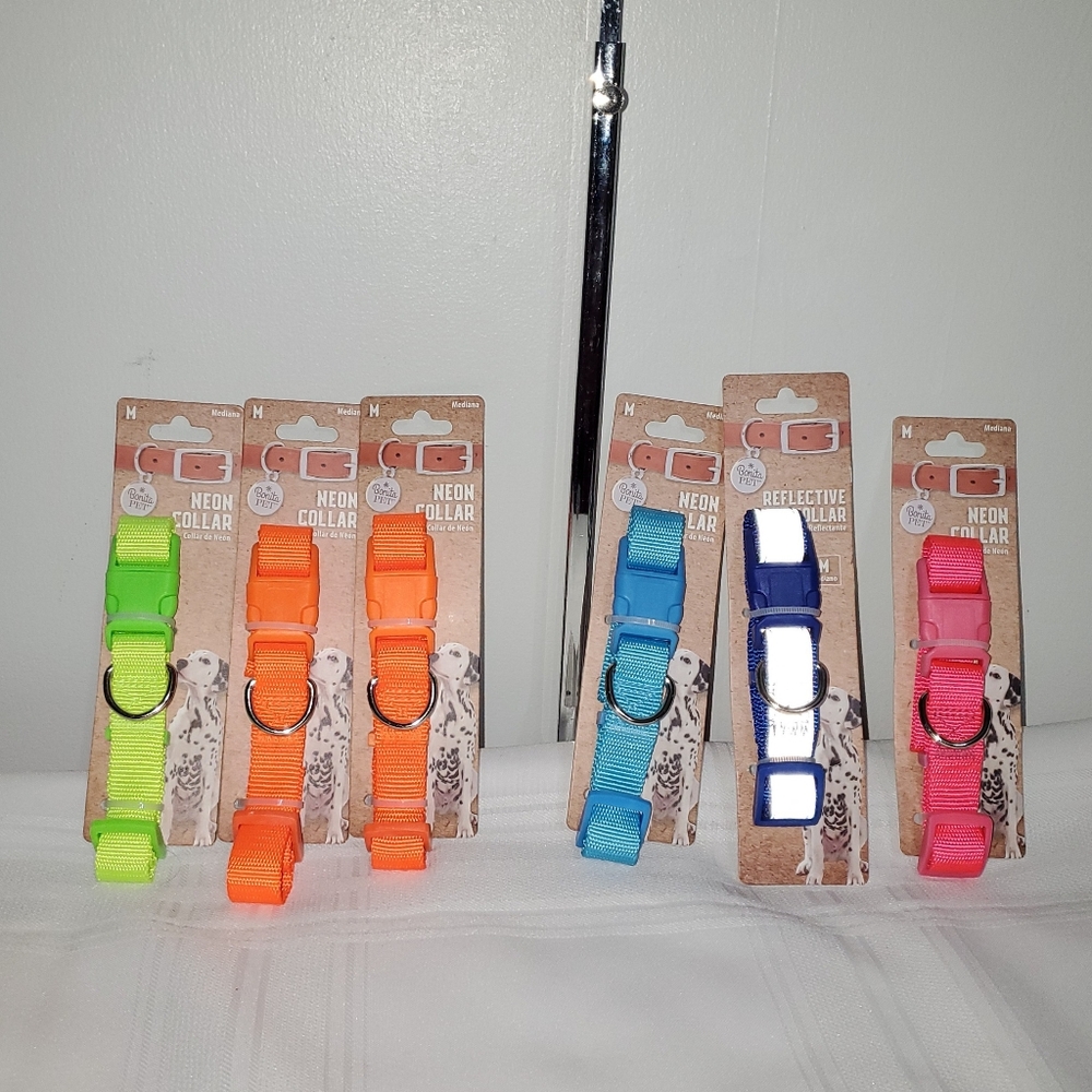 Bonita Pet Collar reflective/neon (6 pcs)